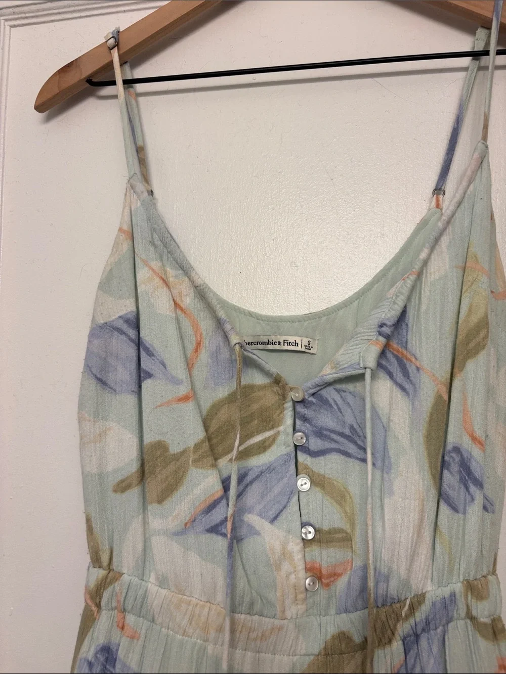 Abercrombie & Fitch Pastel Floral Maxi Dress